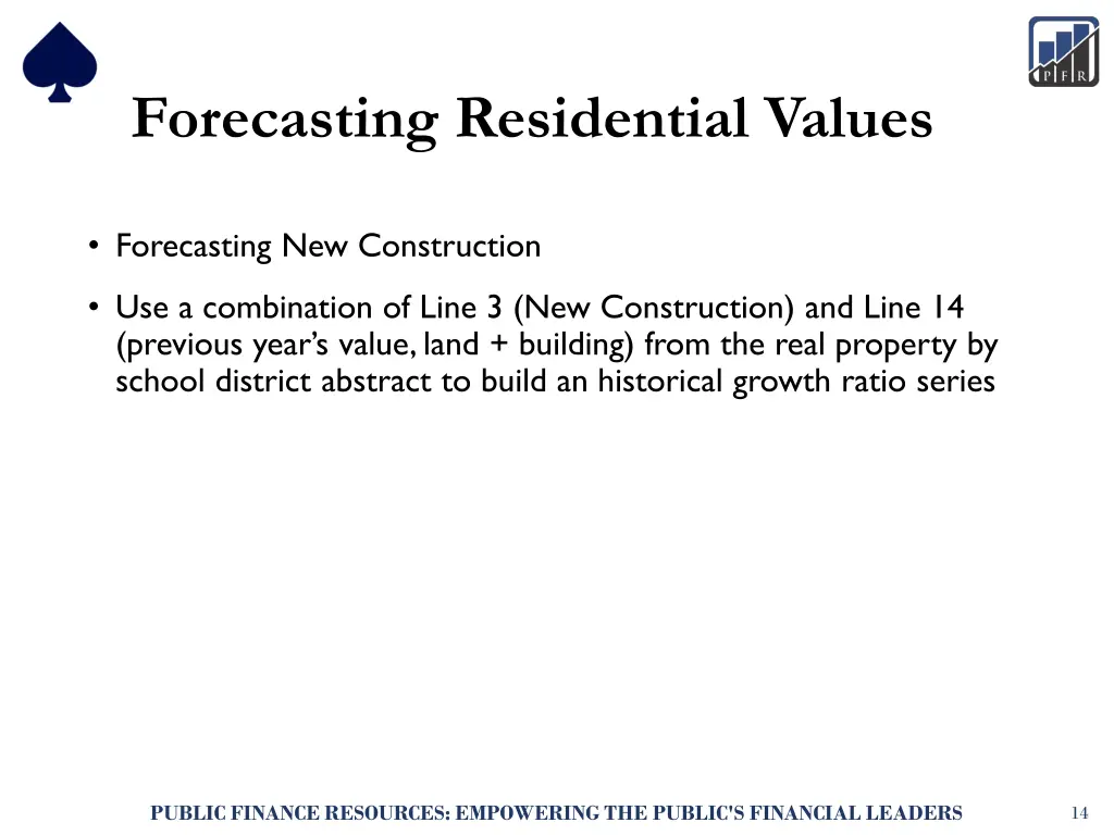 forecasting residential values 10