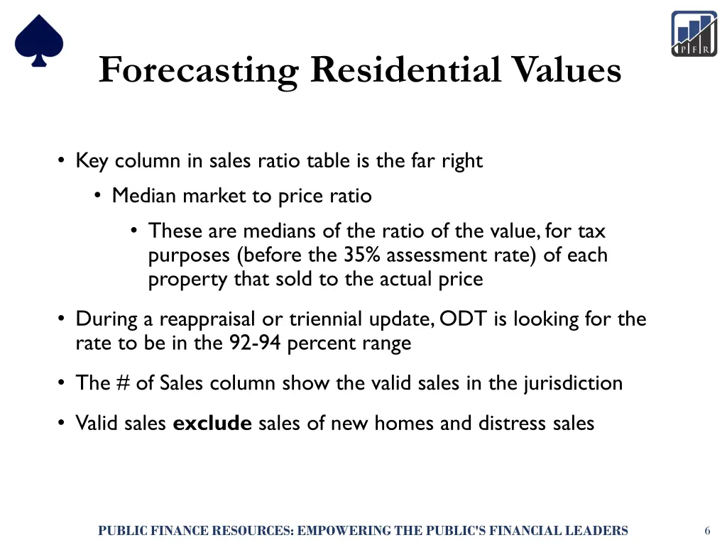 forecasting residential values 3