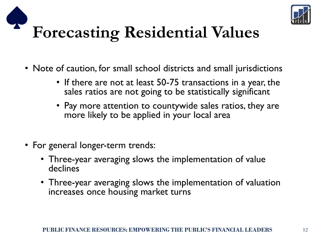 forecasting residential values 9