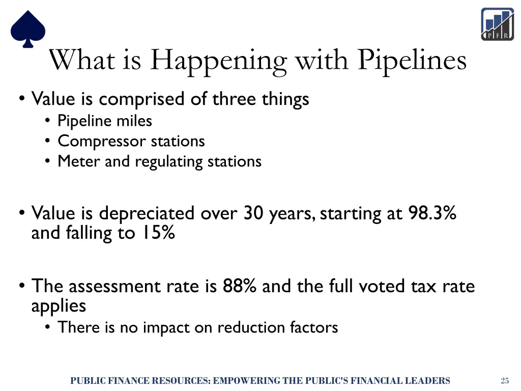 what is happening with pipelines value