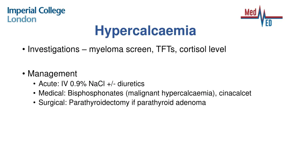 hypercalcaemia 1