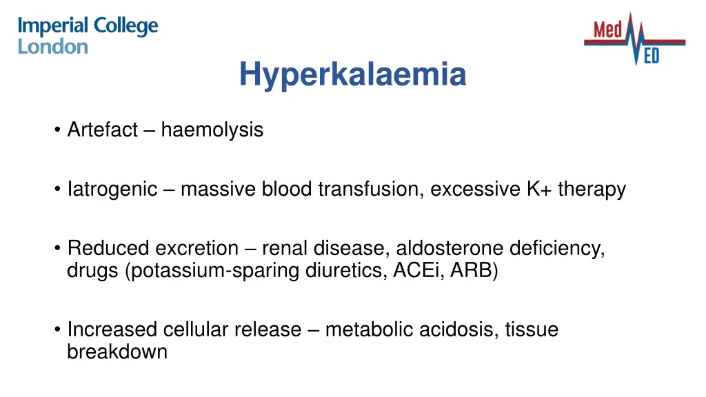 hyperkalaemia 1
