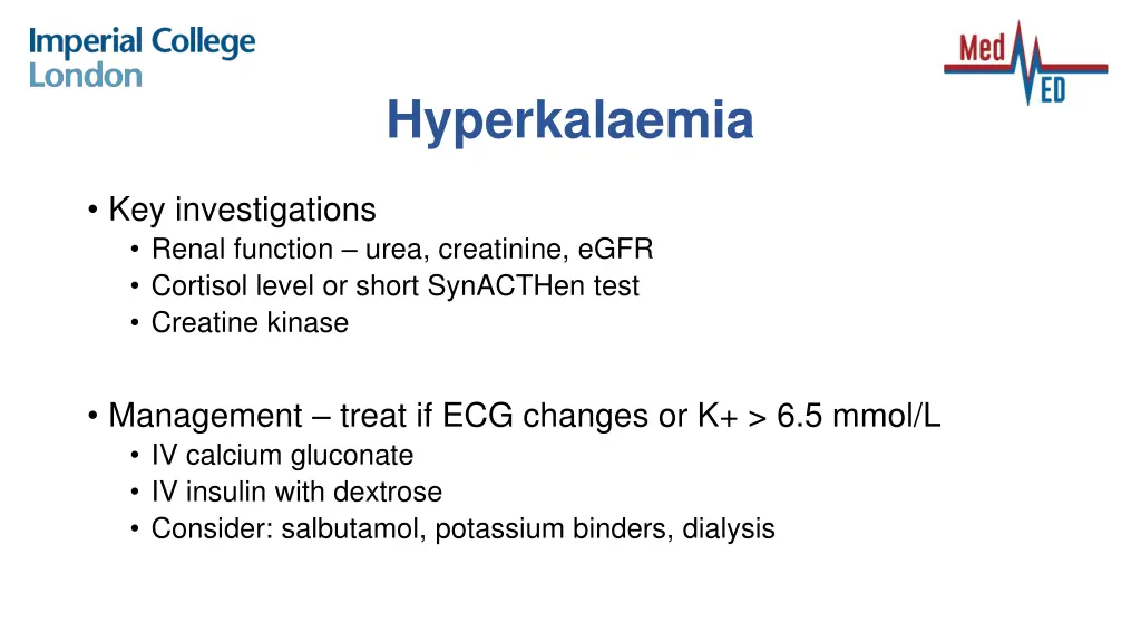 hyperkalaemia 2