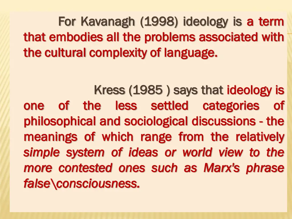 for for kavanagh kavanagh 1998 that embodies
