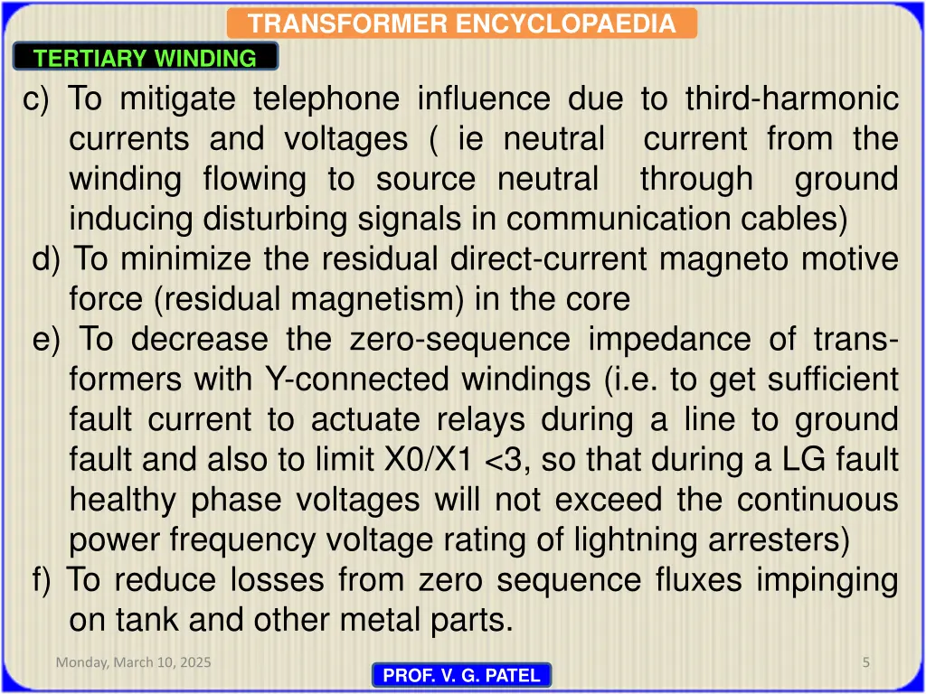transformer encyclopaedia tertiary winding 2