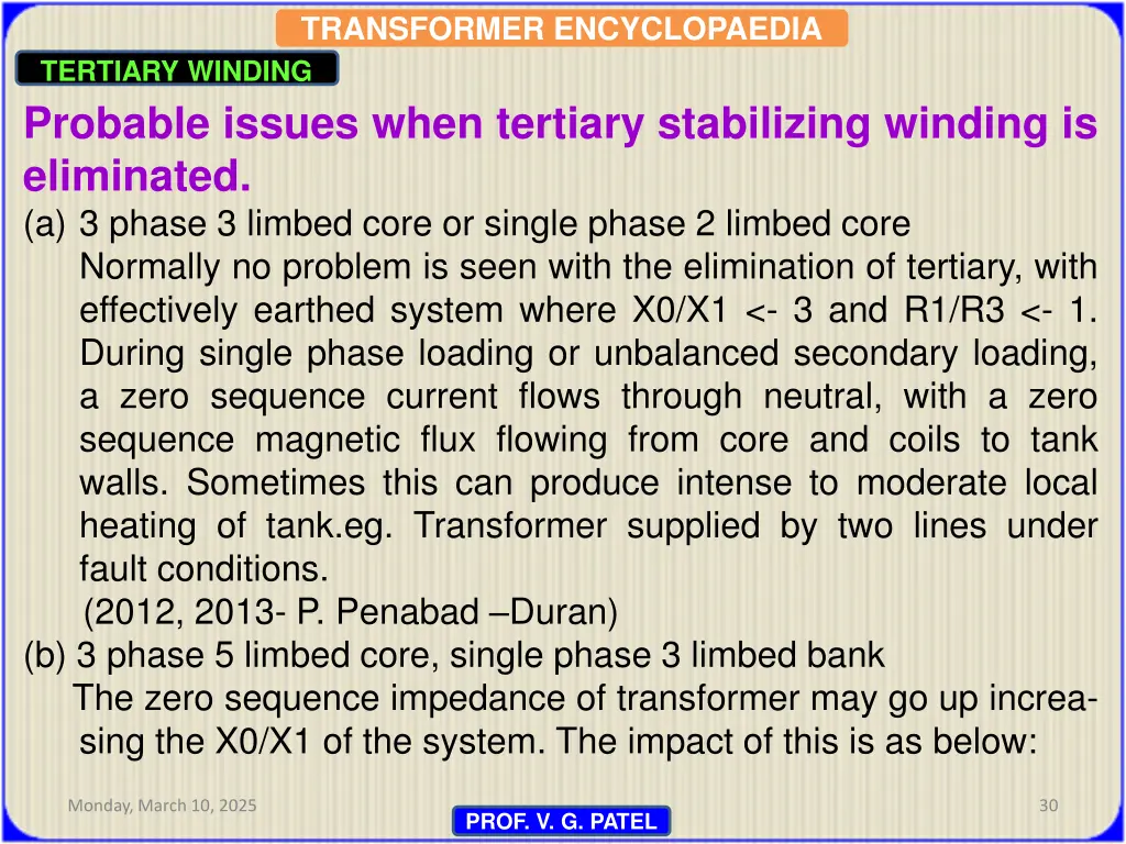 transformer encyclopaedia tertiary winding 27