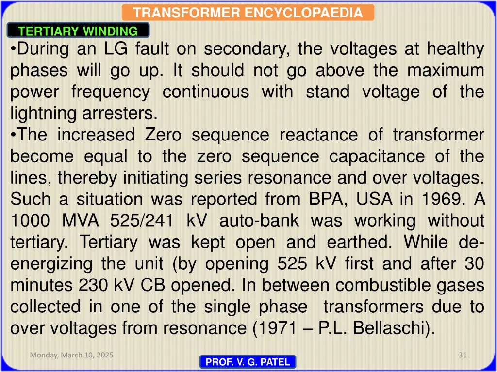 transformer encyclopaedia tertiary winding 28