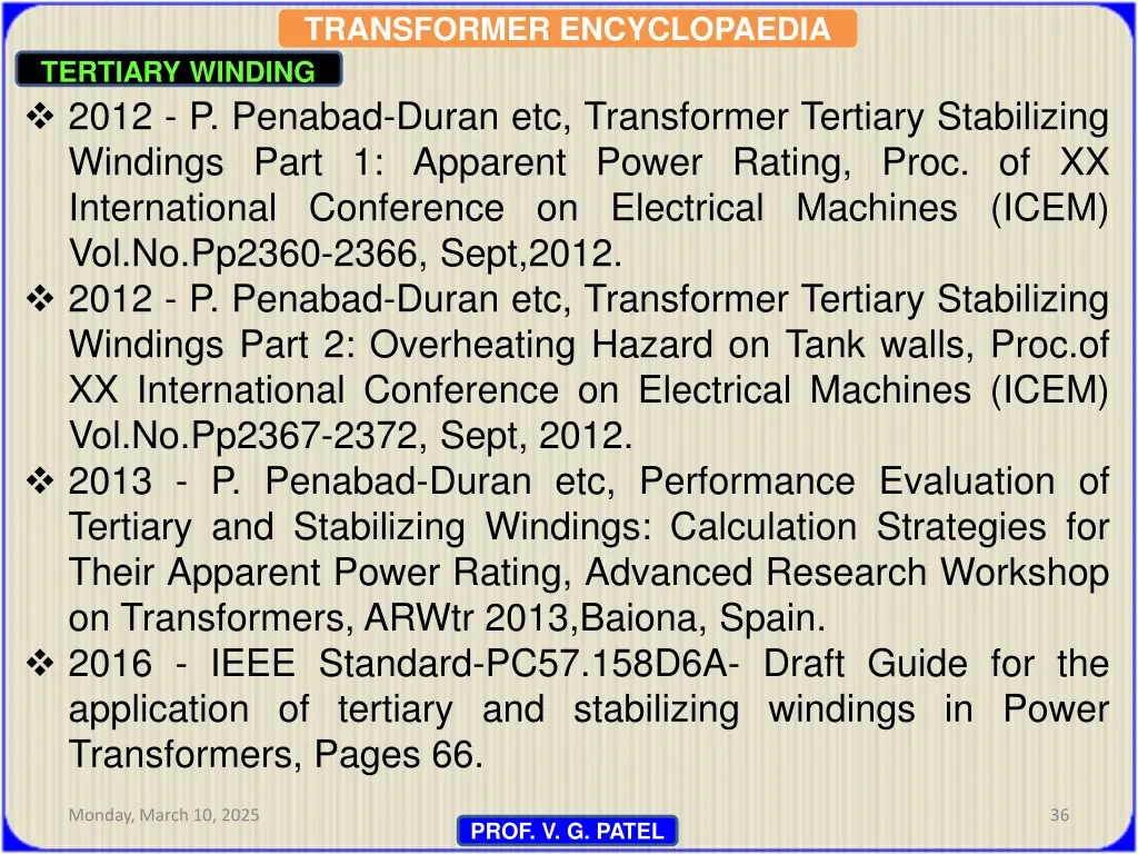 transformer encyclopaedia tertiary winding 33