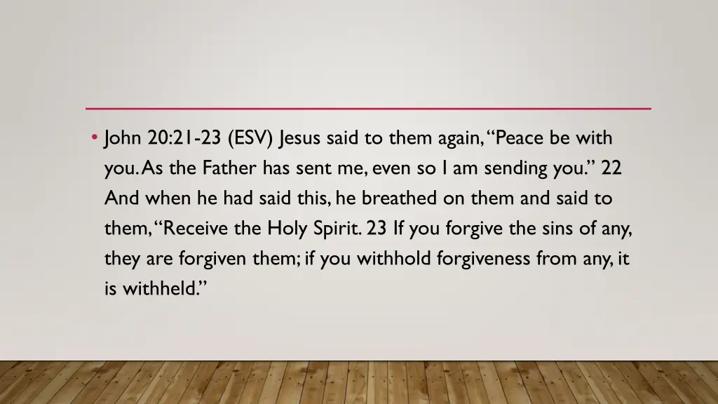 john 20 21 23 esv jesus said to them again peace