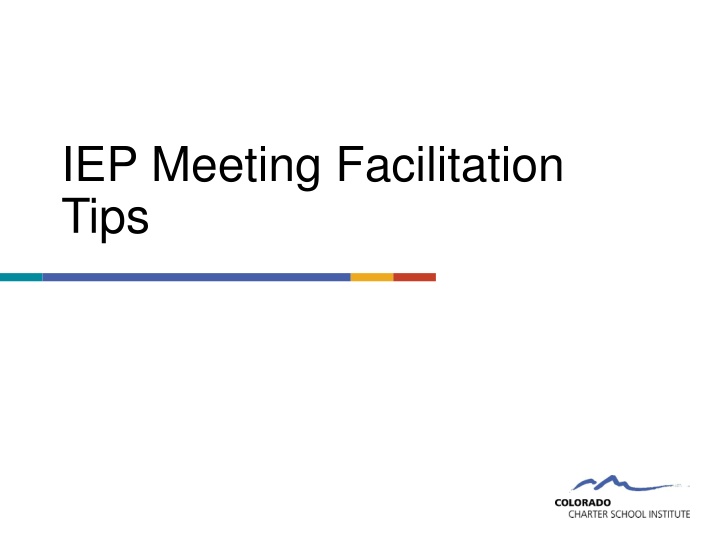iep meeting facilitation tips