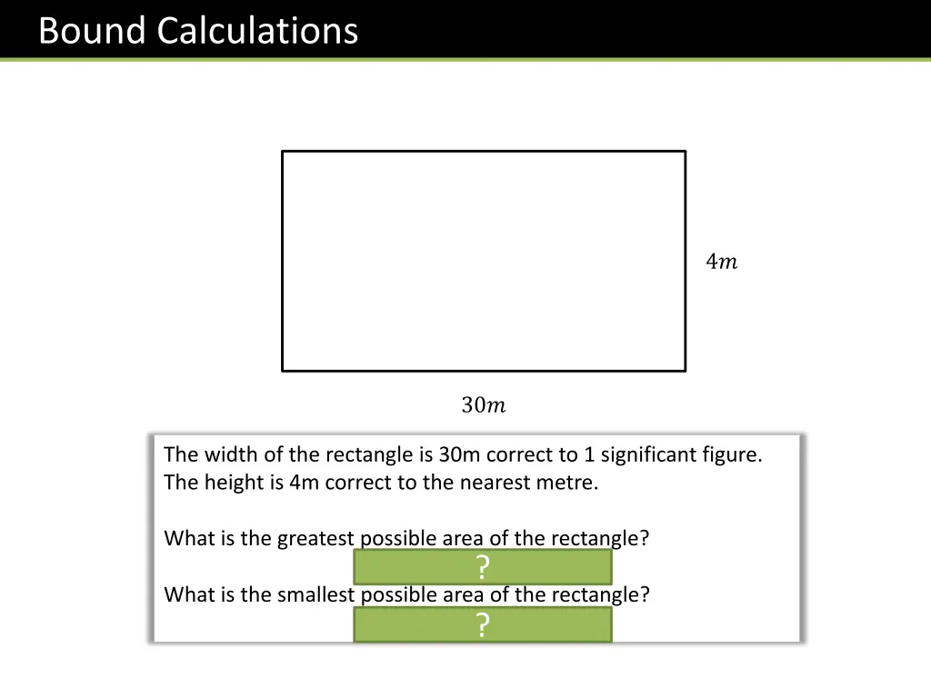bound calculations