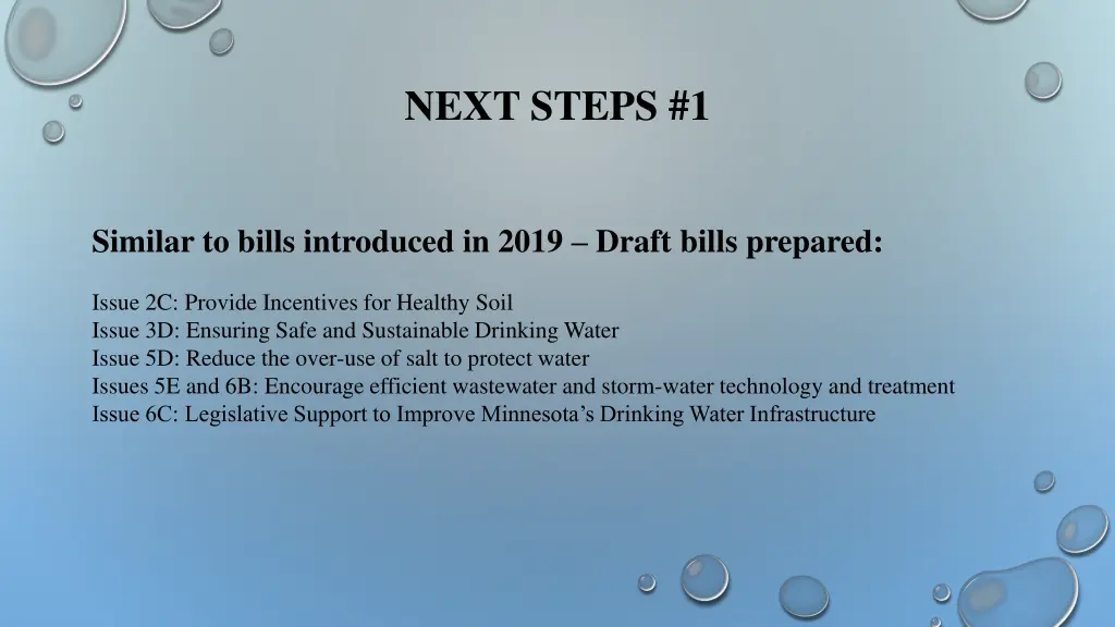 next steps 1