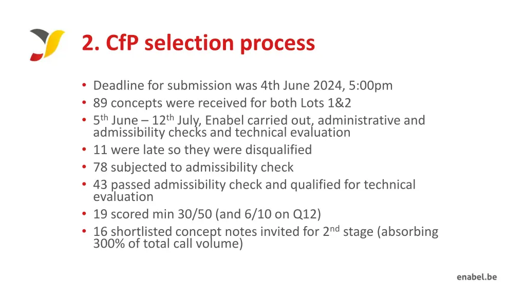 2 cfp selection process
