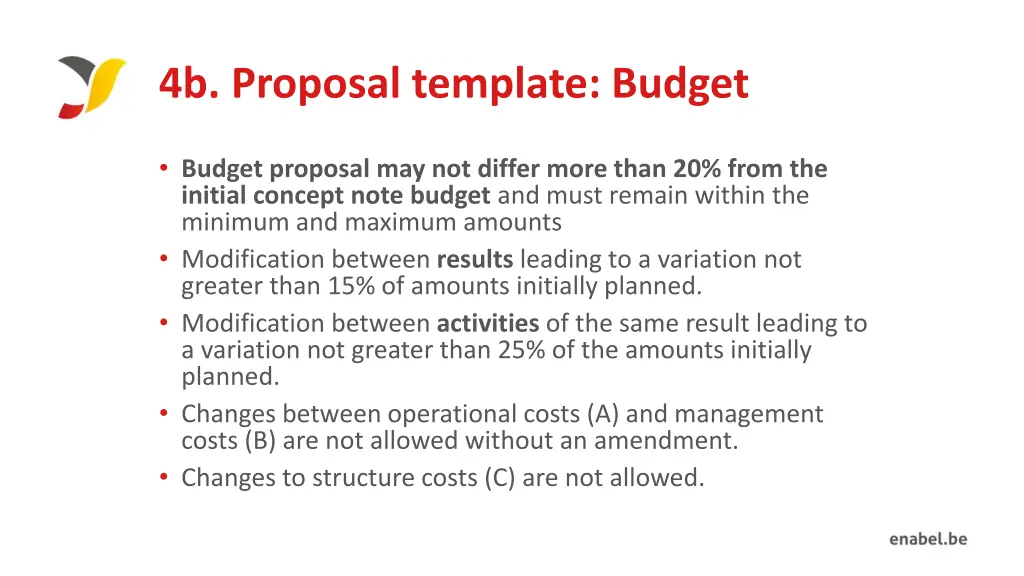 4b proposal template budget 6