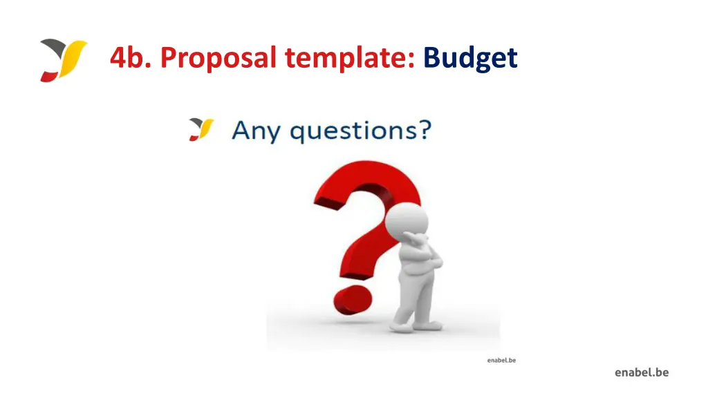4b proposal template budget 8