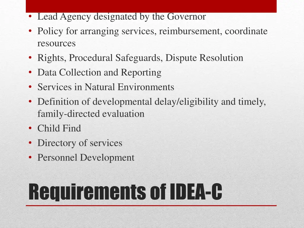 lead agency designated by the governor policy