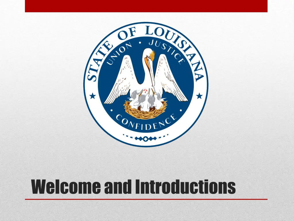 welcome and introductions