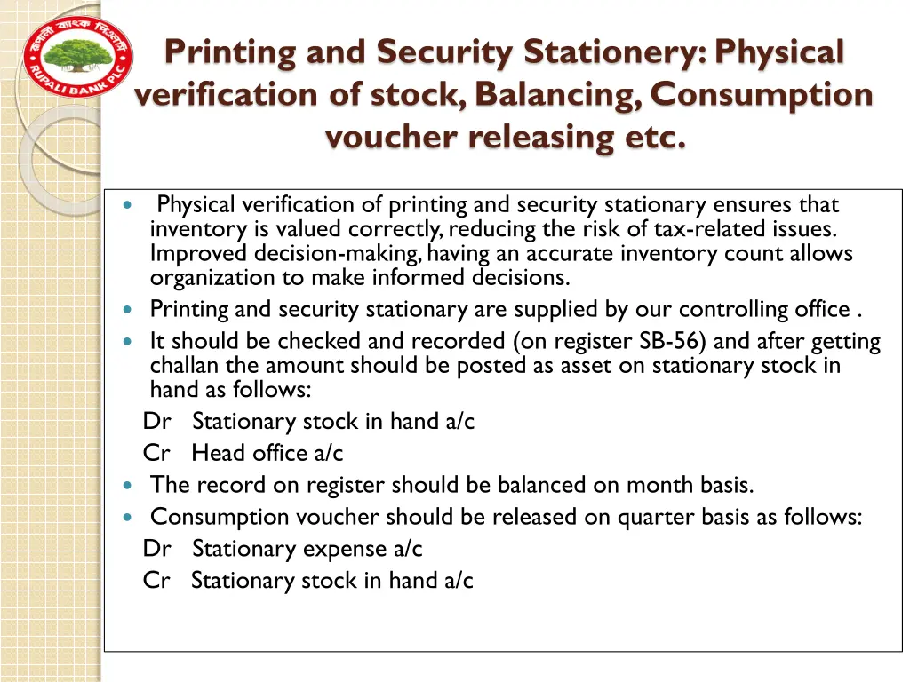 printing and security stationery physical