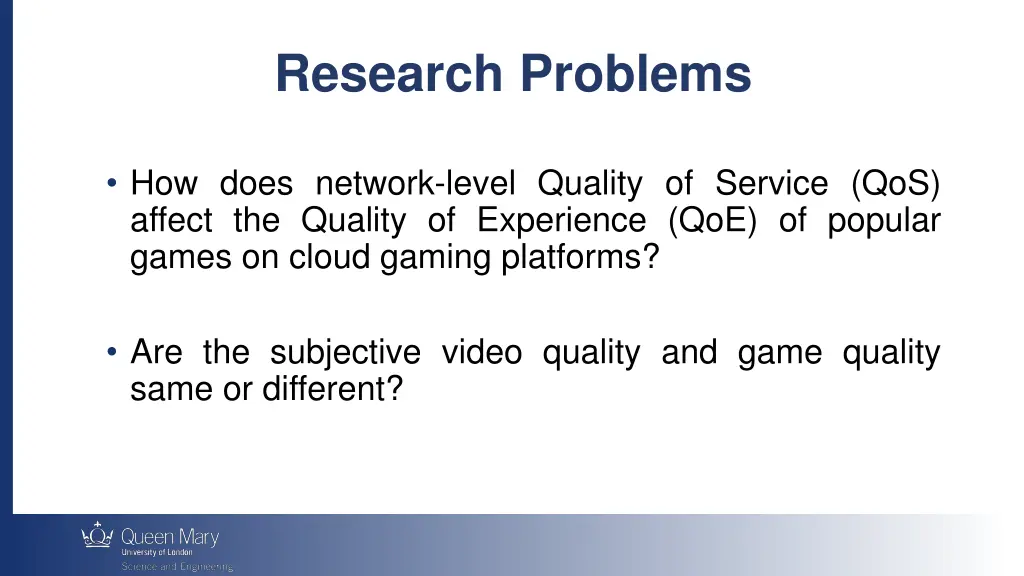 research problems