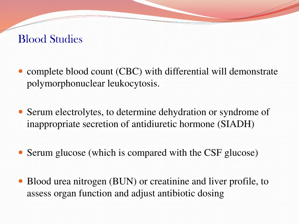 blood studies