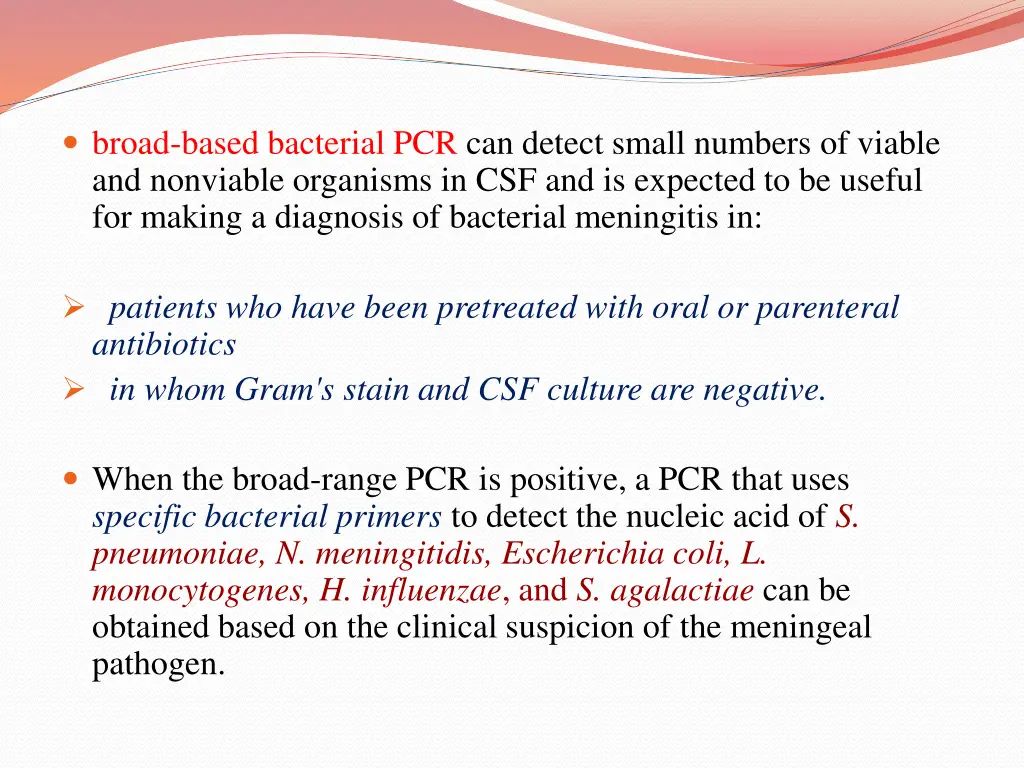 broad based bacterial pcr can detect small