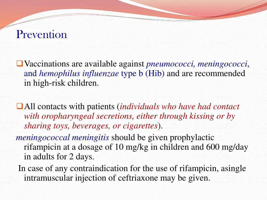 prevention