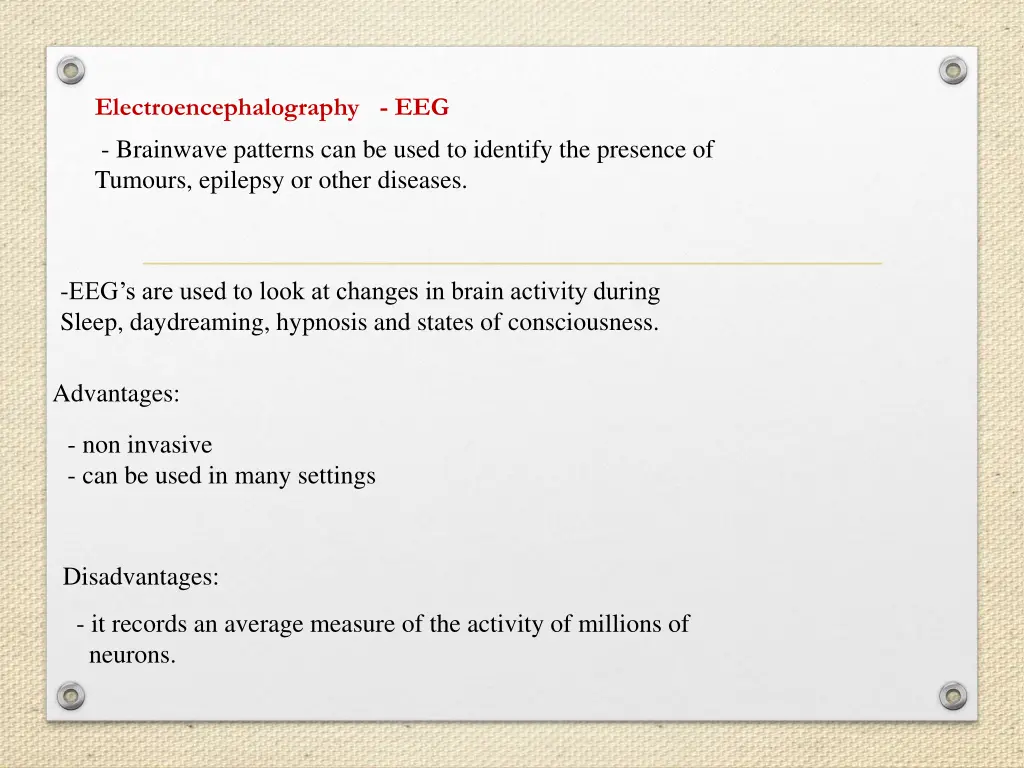 electroencephalography eeg