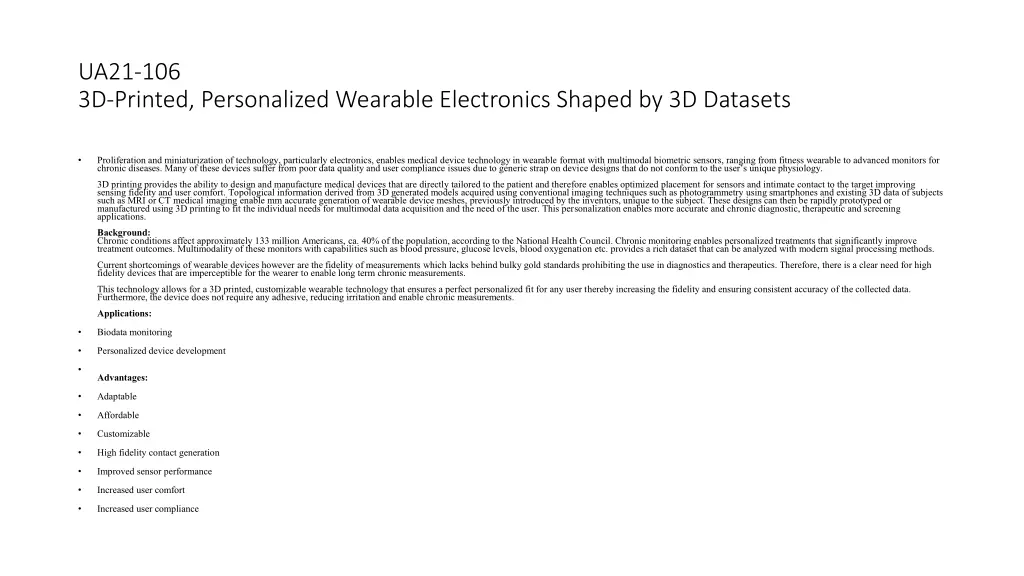 ua21 106 3d printed personalized wearable
