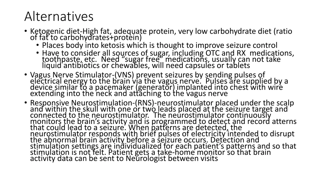 alternatives ketogenic diet high fat adequate
