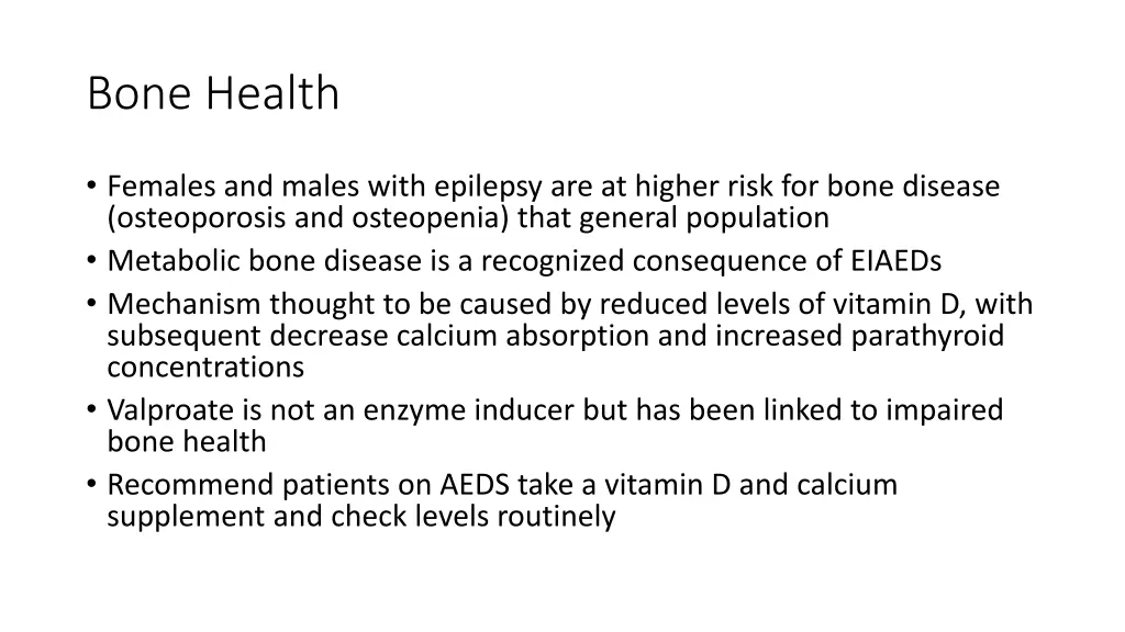 bone health