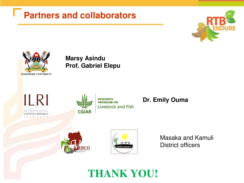 partners and collaborators