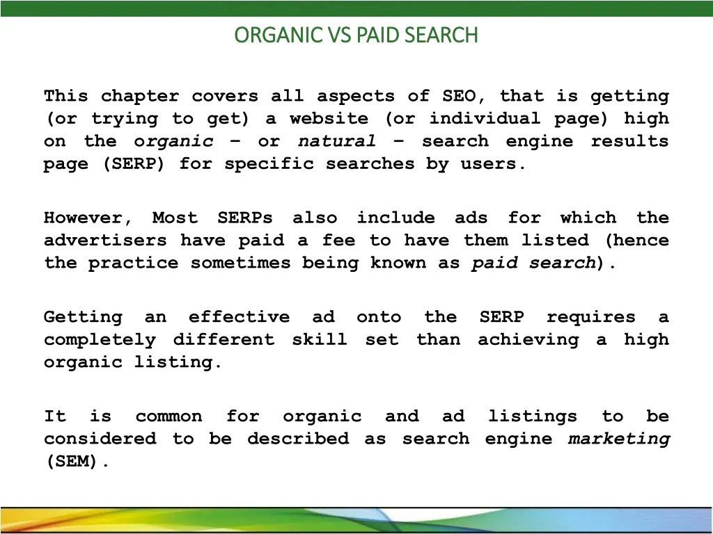 organic vs paid search organic vs paid search