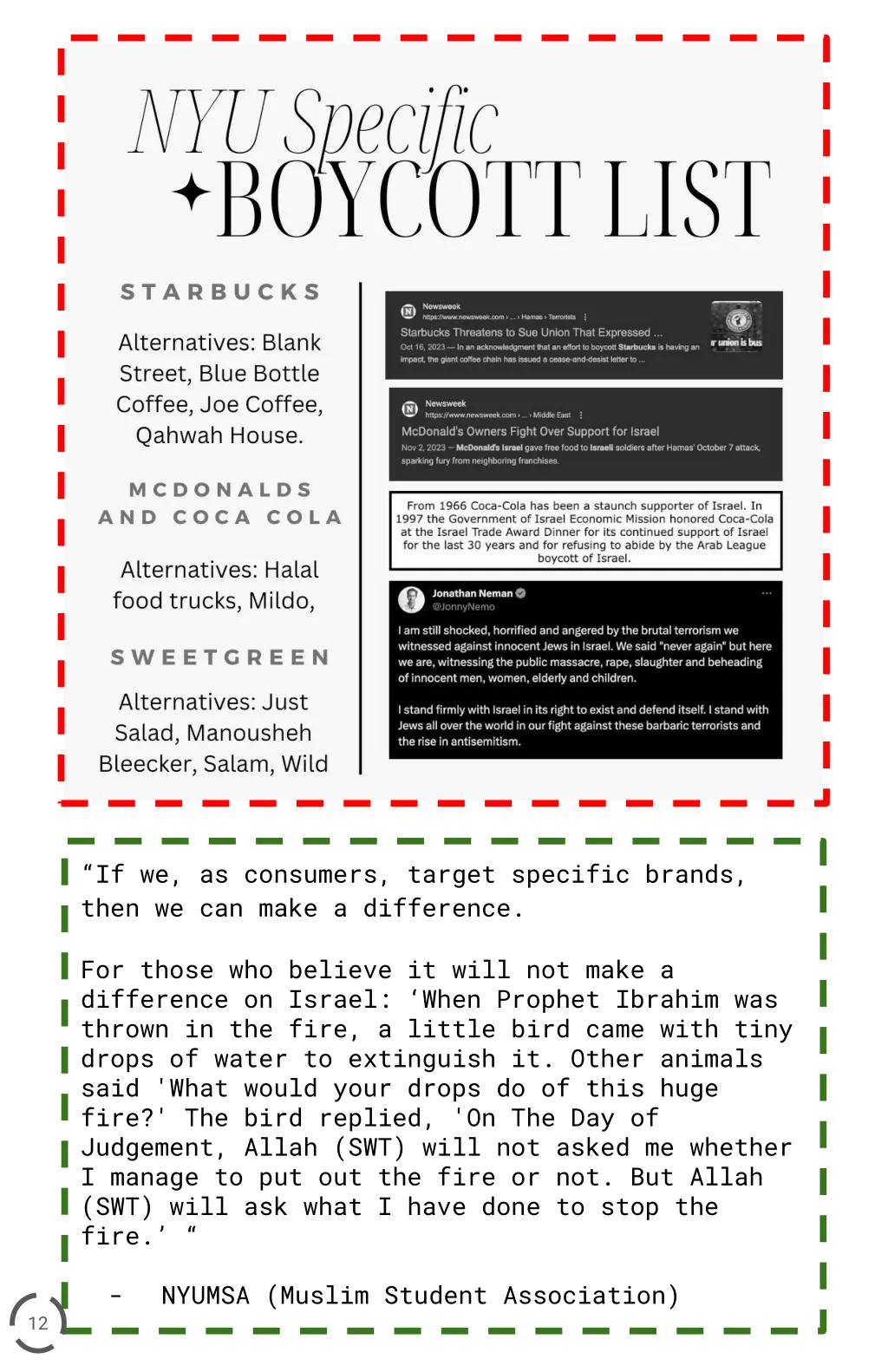 if we as consumers target specific brands then
