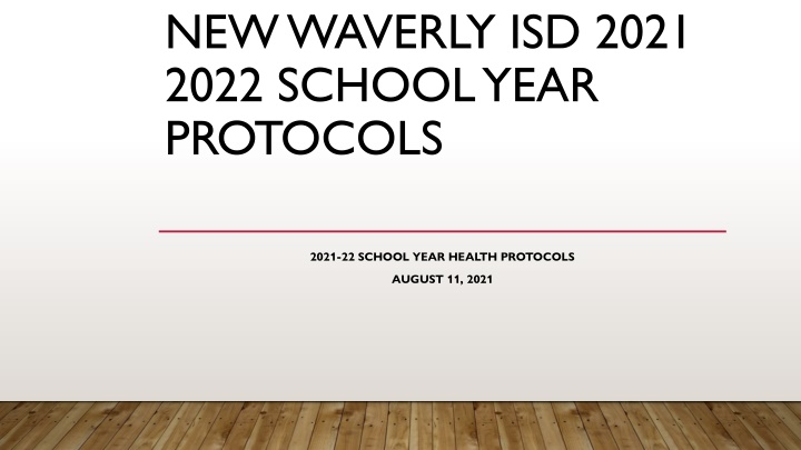 new waverly isd 2021 2022 school year protocols