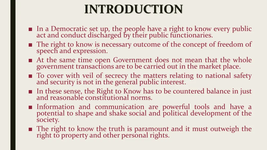 introduction