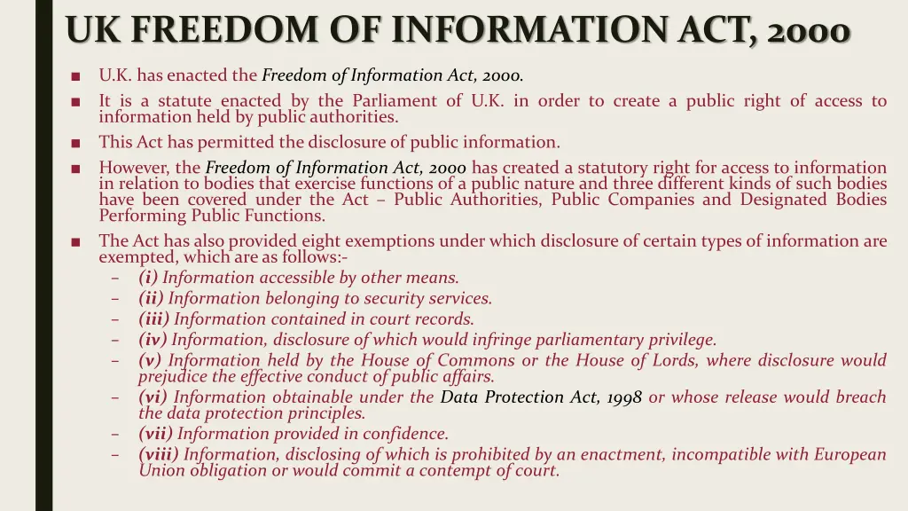 uk freedom of information act 2000