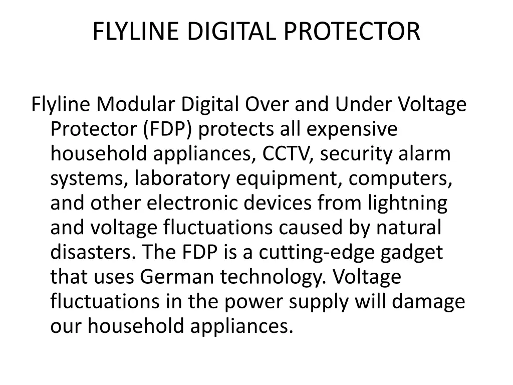 flyline digital protector