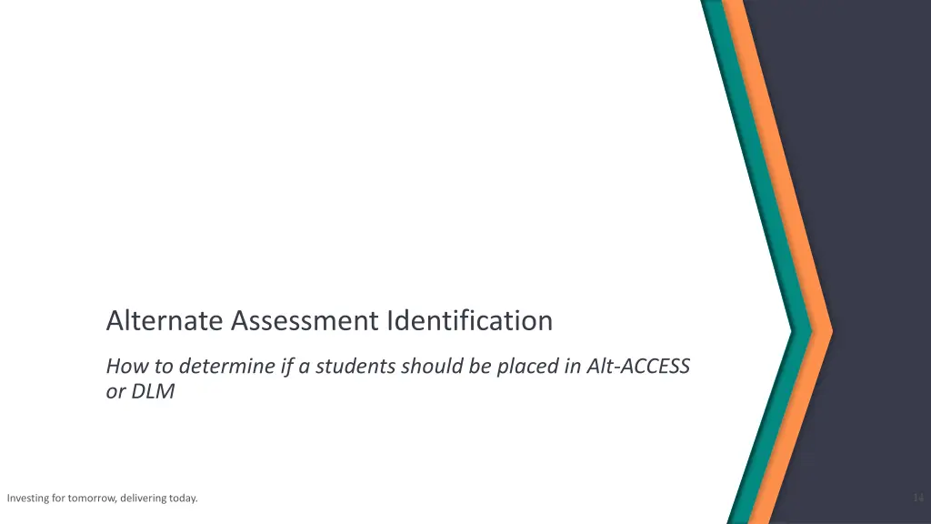 alternate assessment identification