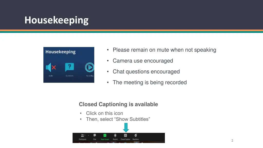 housekeeping