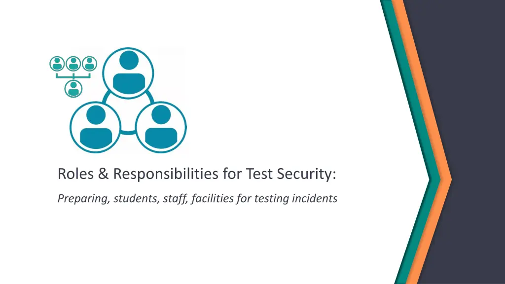 roles responsibilities for test security