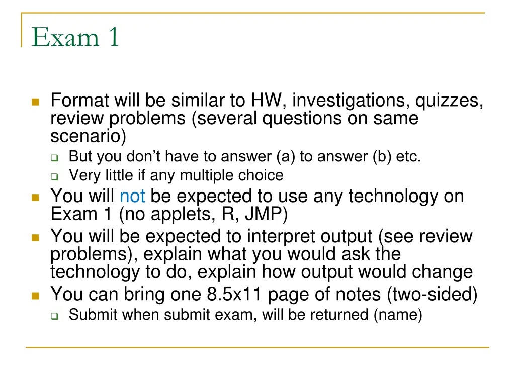 exam 1