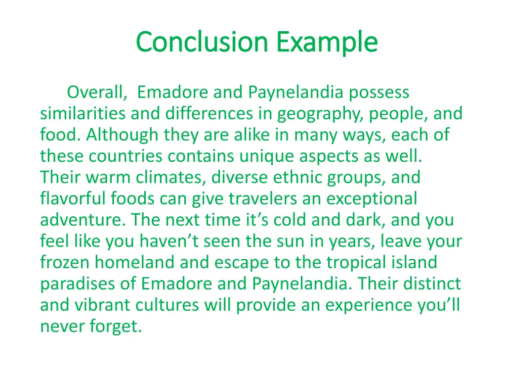 conclusion example conclusion example 2