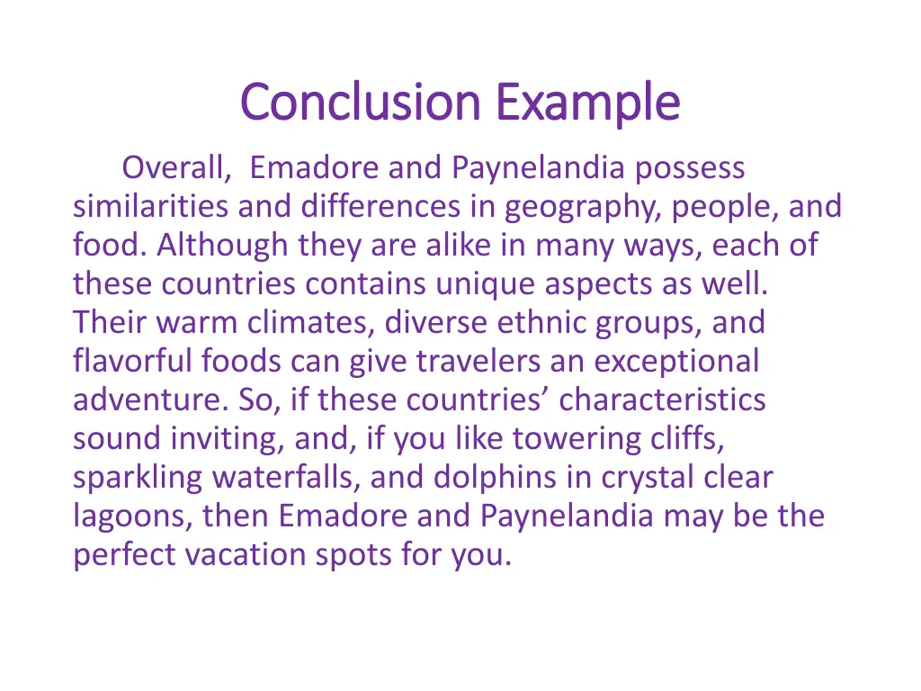 conclusion example conclusion example