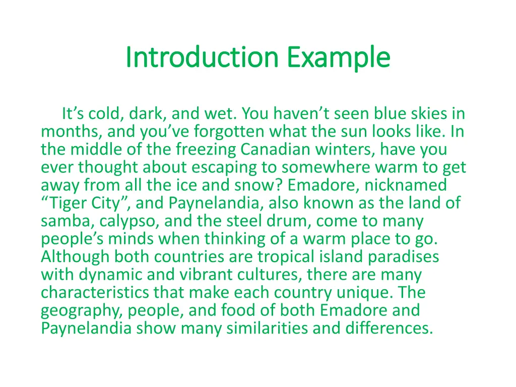 introduction example introduction example 2