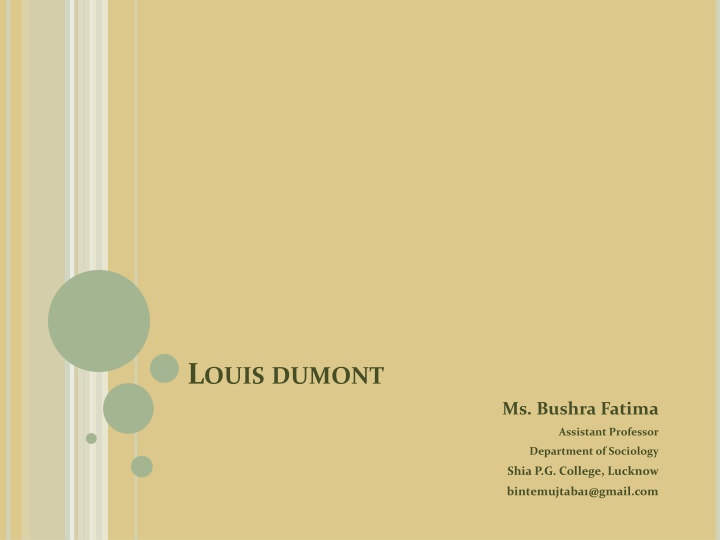 l ouis dumont