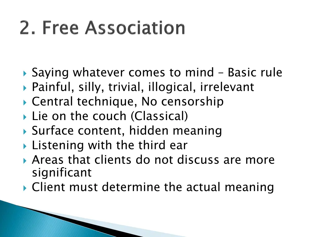 saying whatever comes to mind basic rule painful