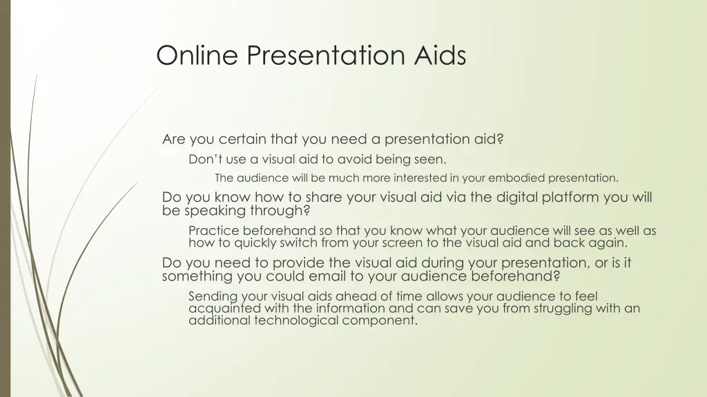 online presentation aids