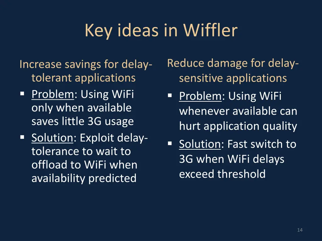 key ideas in wiffler
