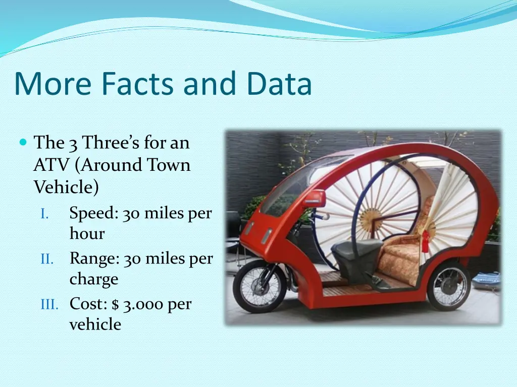 more facts and data