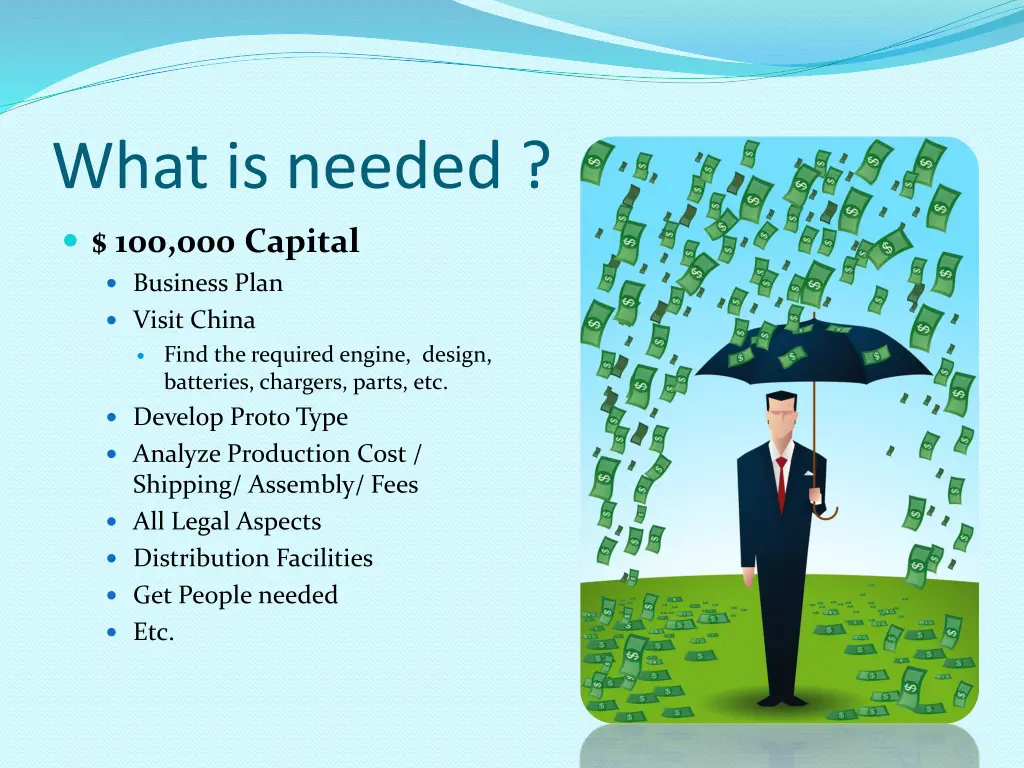 what is needed
